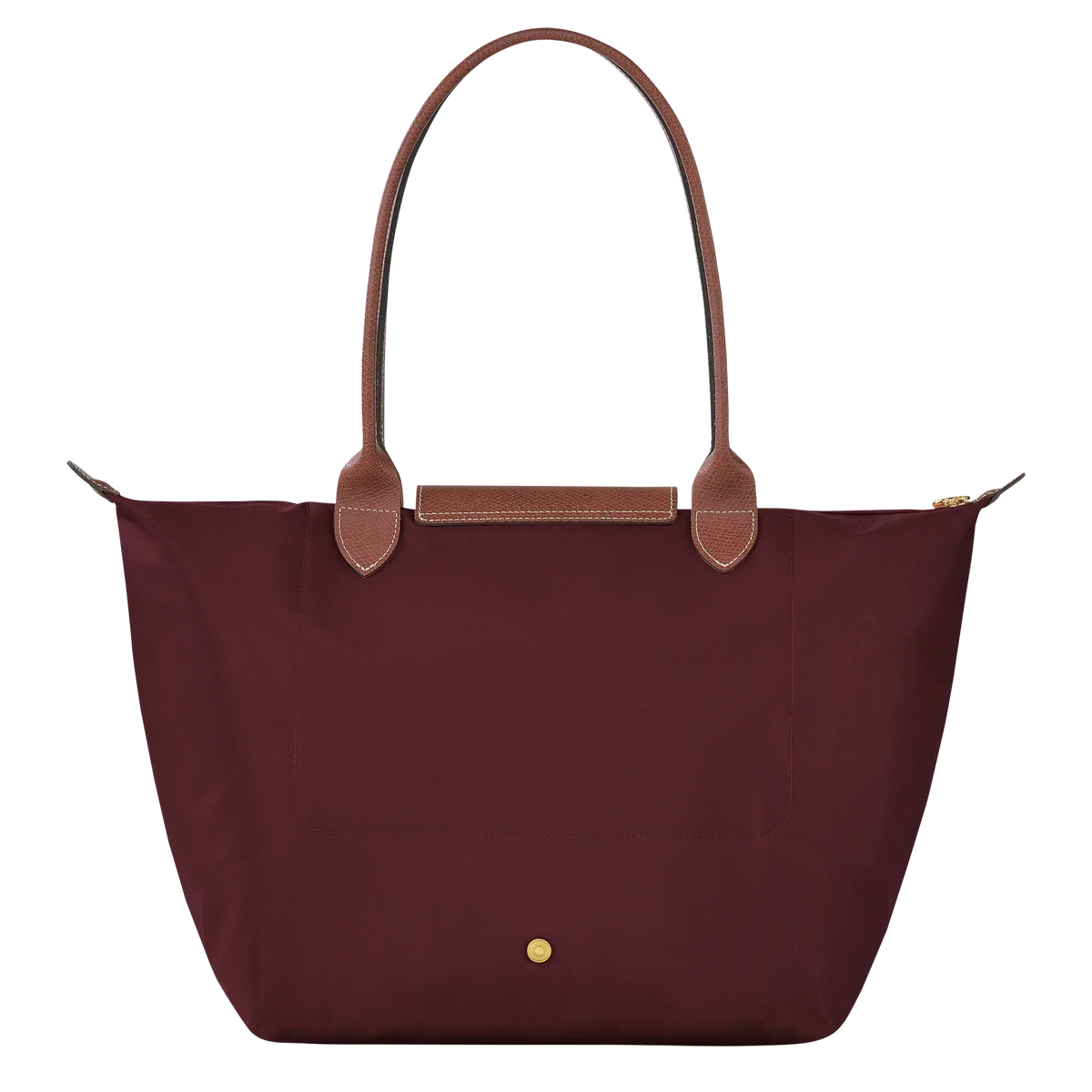 Bolso shopper  grande en color burdeos